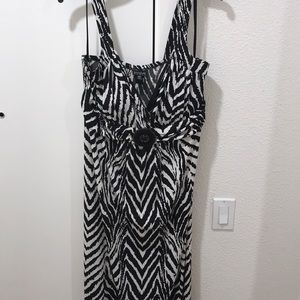 Zebra Pattern Dress